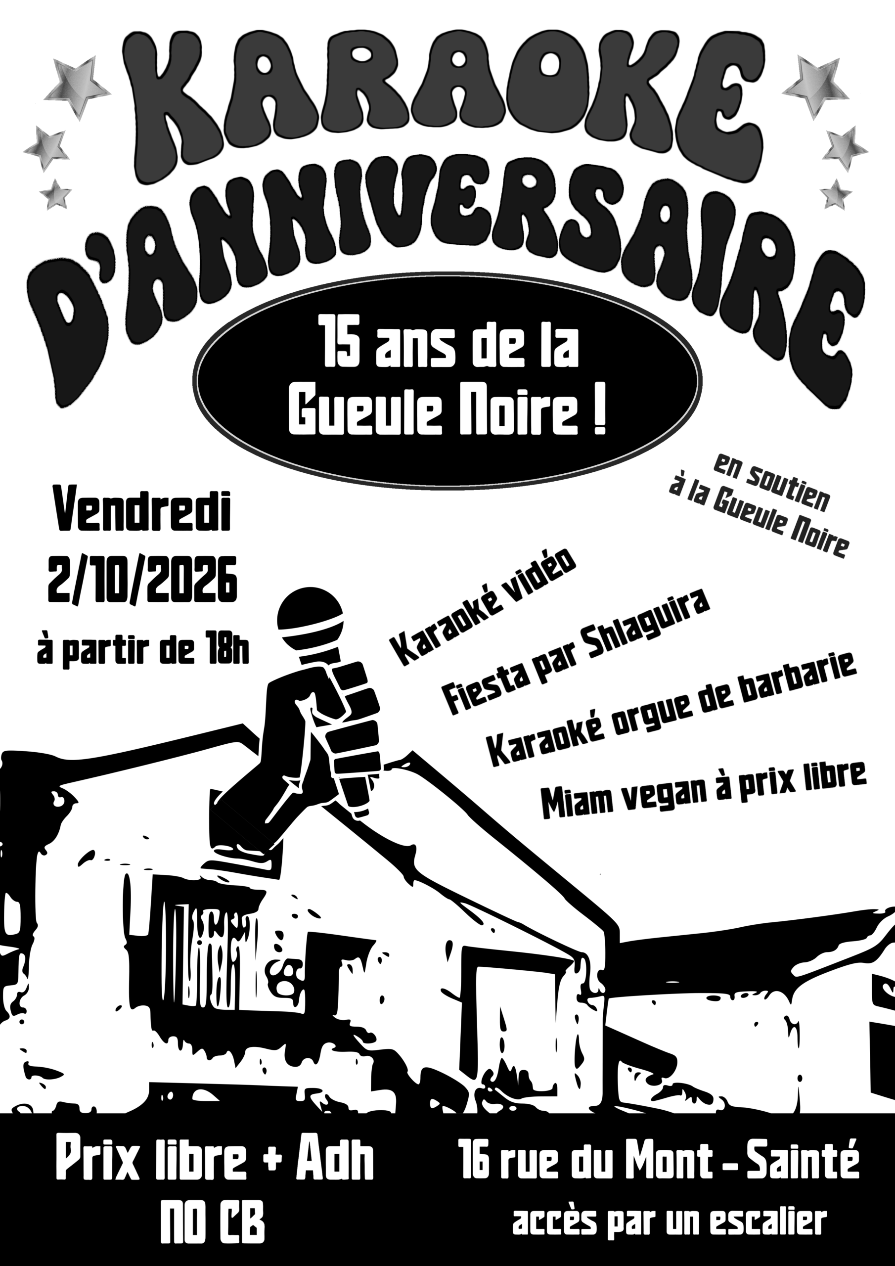 Karaoké de la Gueule Noire !