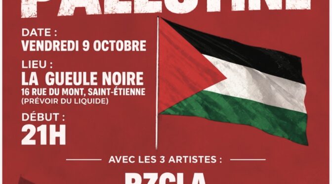 SOIRÉE ANTI-RÉPRESSION PALESTINE